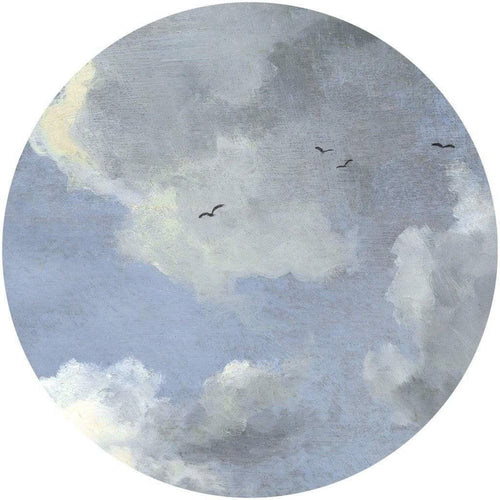 Komar Simply Sky Fotobehang 125x125cm Rond | Yourdecoration.nl