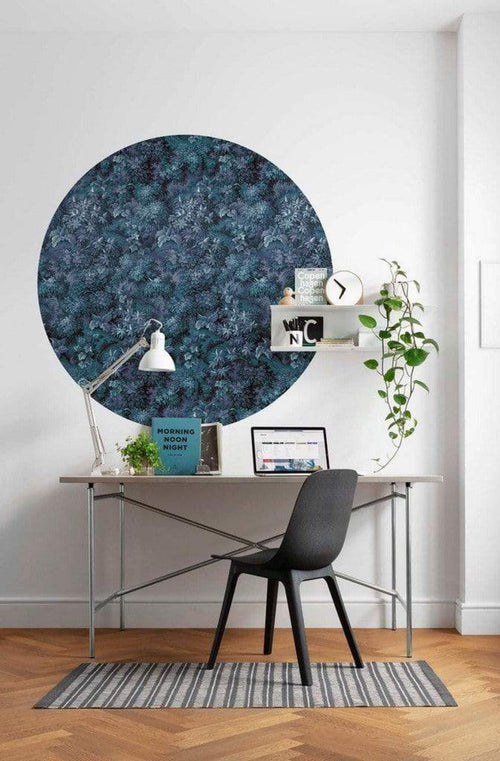 Komar Azul Fotobehang 125x125cm Rond Sfeer | Yourdecoration.nl