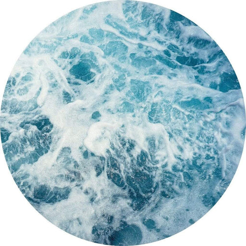 Komar Ocean Twist Fotobehang 125x125cm Rond | Yourdecoration.nl