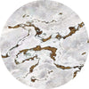 Komar Marble Vibe Fotobehang 125x125cm Rond | Yourdecoration.nl