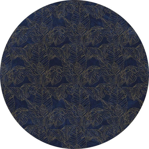 Komar Royal Blue Fotobehang 125x125cm Rond | Yourdecoration.nl