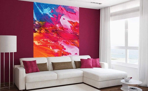 Dimex Abstract Painting Fotobehang 150x250cm 2 banen Sfeer | Yourdecoration.nl