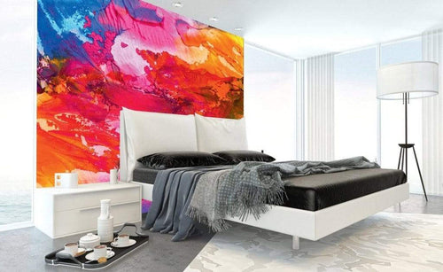 Dimex Abstract Painting Fotobehang 225x250cm 3 banen Sfeer | Yourdecoration.nl
