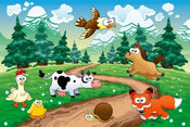 Dimex Animals and Forest Fotobehang 375x250cm 5 banen | Yourdecoration.nl