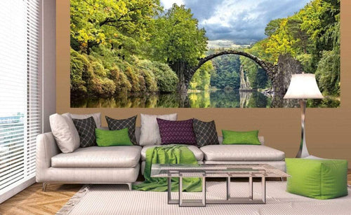 Dimex Arch Bridge Fotobehang 375x150cm 5 banen Sfeer | Yourdecoration.nl