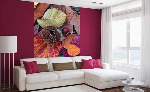 Dimex Autumn Leaves Fotobehang 150x250cm 2 banen Sfeer | Yourdecoration.nl