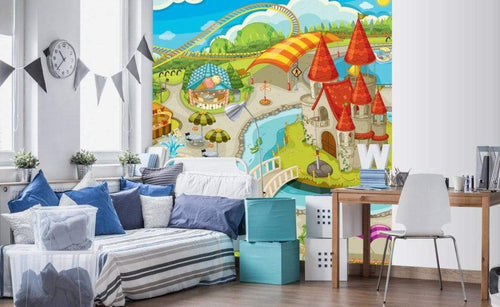 Dimex Beautiful Park Fotobehang 225x250cm 3 banen Sfeer | Yourdecoration.nl