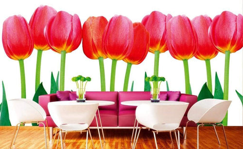 Dimex Bed of Tulips Fotobehang 375x250cm 5 banen Sfeer | Yourdecoration.nl