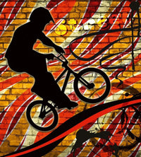 Dimex Bicycle Red Fotobehang 225x250cm 3 banen | Yourdecoration.nl
