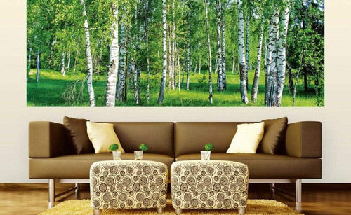 Dimex Birch Grow Fotobehang 375x150cm 5 banen Sfeer | Yourdecoration.nl