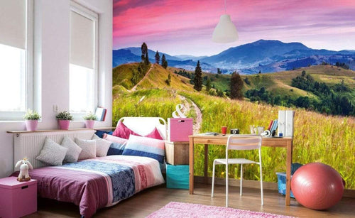 Dimex Blooming Hills Fotobehang 375x250cm 5 banen Sfeer | Yourdecoration.nl