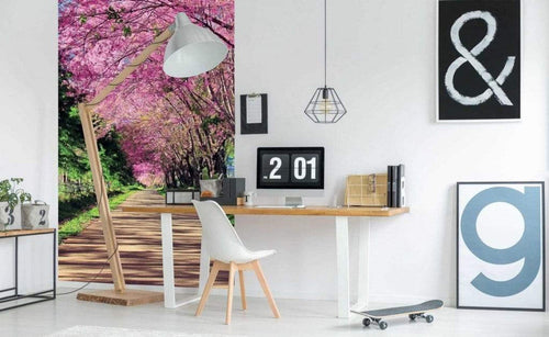 Dimex Blossom Alley Fotobehang 150x250cm 2 banen Sfeer | Yourdecoration.nl