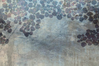 Dimex Blue Leaves Abstract Fotobehang 375x250cm 5 banen | Yourdecoration.nl