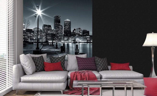 Dimex Boston Fotobehang 225x250cm 3 banen Sfeer | Yourdecoration.nl