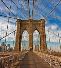 Dimex Brooklyn Bridge Fotobehang 225x250cm 3 banen | Yourdecoration.nl