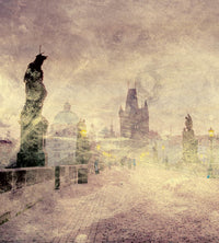 Dimex Charles Bridge Abstract I Fotobehang 225x250cm 3 banen | Yourdecoration.nl