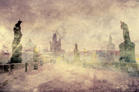 Dimex Charles Bridge Abstract I Fotobehang 375x250cm 5 banen | Yourdecoration.nl