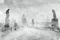 Dimex Charles Bridge Abstract II Fotobehang 375x250cm 5 banen | Yourdecoration.nl