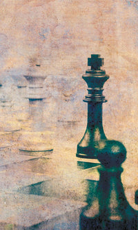 Dimex Chess Abstract Fotobehang 150x250cm 2 banen | Yourdecoration.nl