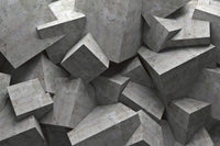 Dimex Concrete Cubes Fotobehang 375x250cm 5 banen | Yourdecoration.nl