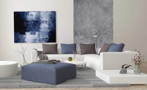 Dimex Concrete Fotobehang 150x250cm 2 banen Sfeer | Yourdecoration.nl