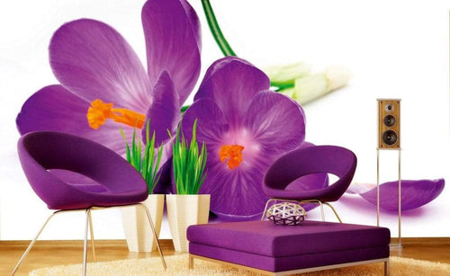 Dimex Crocus Fotobehang 375x250cm 5 banen Sfeer | Yourdecoration.nl