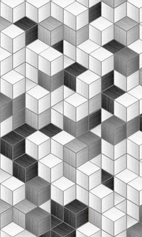 Dimex Cube Blocks Fotobehang 150x250cm 2 banen | Yourdecoration.nl