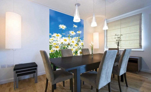 Dimex Daisies Fotobehang 150x250cm 2 banen Sfeer | Yourdecoration.nl