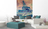 Dimex Eiffel Tower Abstract I Fotobehang 150x250cm 2 banen sfeer | Yourdecoration.nl