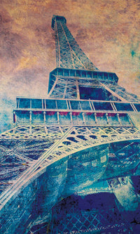 Dimex Eiffel Tower Abstract I Fotobehang 150x250cm 2 banen | Yourdecoration.nl