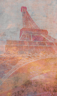 Dimex Eiffel Tower Abstract II Fotobehang 150x250cm 2 banen | Yourdecoration.nl