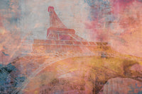 Dimex Eiffel Tower Abstract II Fotobehang 375x250cm 5 banen | Yourdecoration.nl