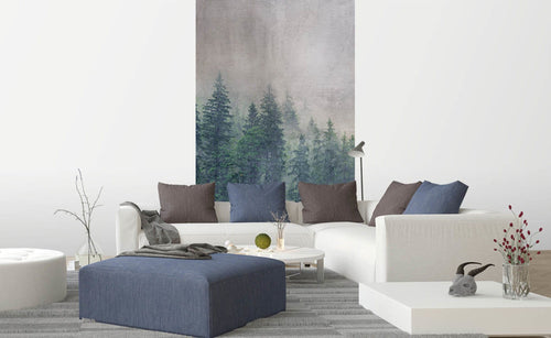 Dimex Forest Abstract Fotobehang 150x250cm 2 banen sfeer | Yourdecoration.nl