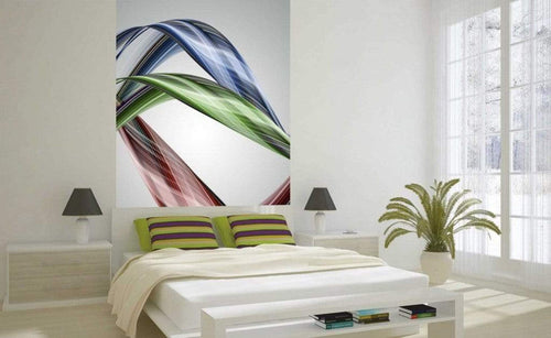Dimex Glossy Wave Fotobehang 150x250cm 2 banen Sfeer | Yourdecoration.nl
