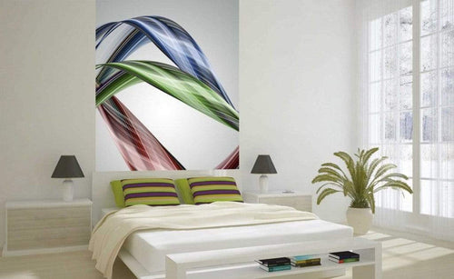 Dimex Glossy Wave Fotobehang 150x250cm 2 banen Sfeer | Yourdecoration.nl