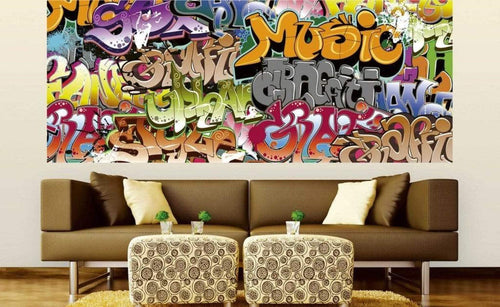 Dimex Graffiti Art Fotobehang 375x150cm 5 banen Sfeer | Yourdecoration.nl