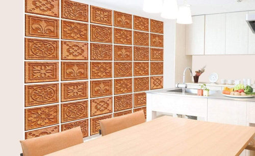 Dimex Granite Tiles Fotobehang 225x250cm 3 banen Sfeer | Yourdecoration.nl