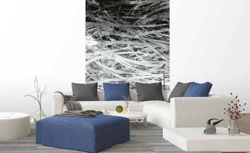 Dimex Hay Abstract II Fotobehang 150x250cm 2 banen sfeer | Yourdecoration.nl