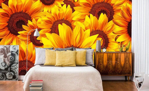 Dimex Helianthus Fotobehang 375x250cm 5 banen Sfeer | Yourdecoration.nl