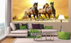 Dimex Horses in Sunset Fotobehang 375x150cm 5 banen Sfeer | Yourdecoration.nl