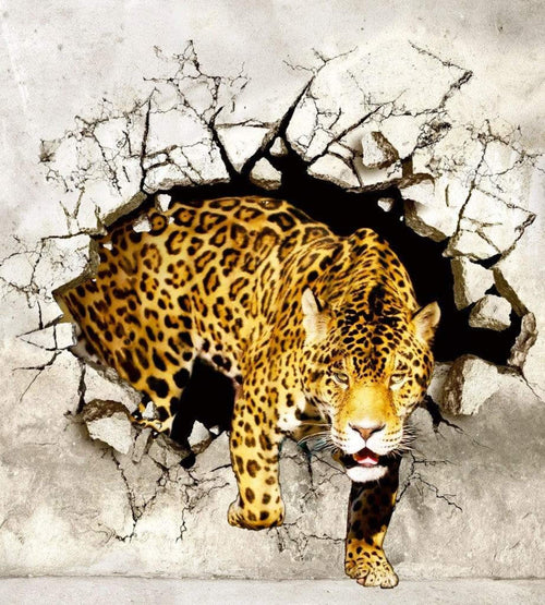 Dimex Hunting Panther Fotobehang 225x250cm 3 banen | Yourdecoration.nl