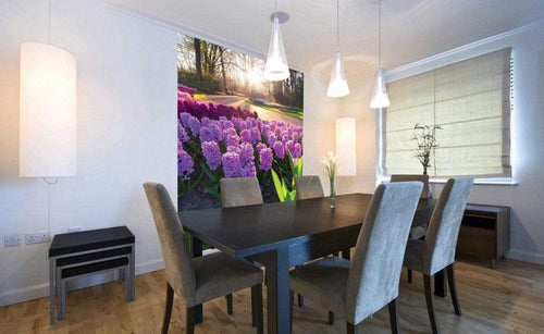 Dimex Hyacint Flowers Fotobehang 150x250cm 2 banen Sfeer | Yourdecoration.nl