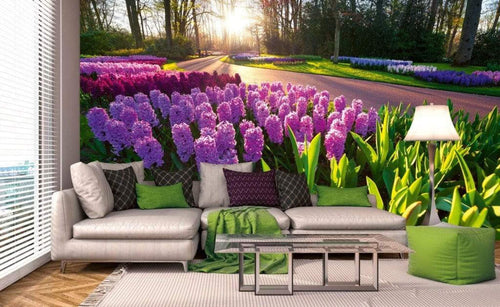 Dimex Hyacint Flowers Fotobehang 375x250cm 5 banen Sfeer | Yourdecoration.nl