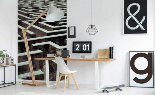 Dimex Labyrinth Fotobehang 150x250cm 2 banen Sfeer | Yourdecoration.nl