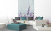 Dimex Lavender Abstract Fotobehang 150x250cm 2 banen sfeer | Yourdecoration.nl