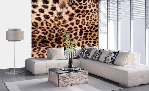 Dimex Leopard Skin Fotobehang 225x250cm 3 banen Sfeer | Yourdecoration.nl