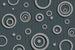 Dimex Metal Circles Fotobehang 375x250cm 5 banen | Yourdecoration.nl