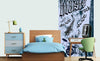 Dimex Music Blue Fotobehang 150x250cm 2 banen Sfeer | Yourdecoration.nl