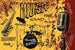 Dimex Music Orange Fotobehang 375x250cm 5 banen | Yourdecoration.nl