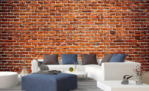 Dimex Old Brick Fotobehang 375x250cm 5 banen Sfeer | Yourdecoration.nl